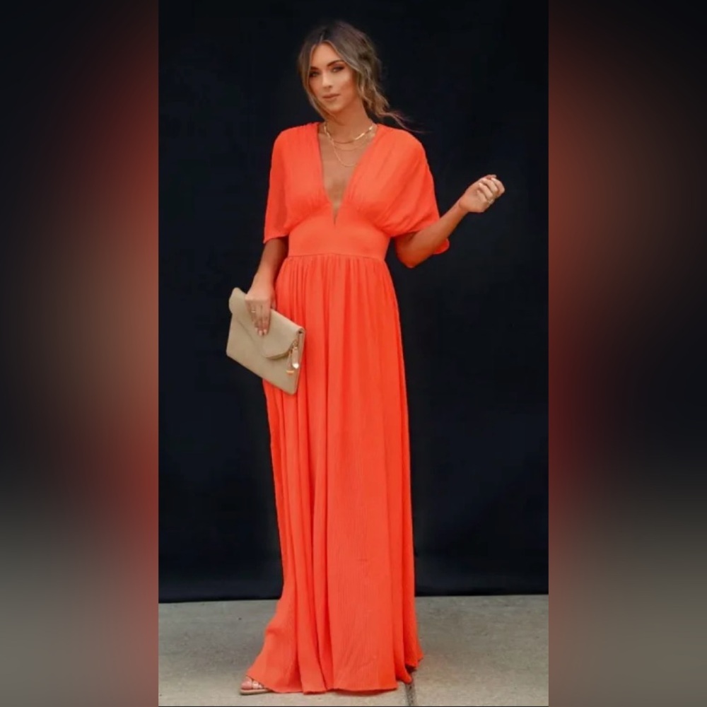Flying Tomato You Found My Heart Woven Maxi Dress